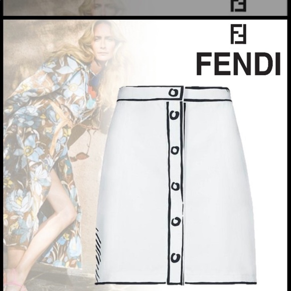 Fendi skirt 20/21 session roma joshua denim